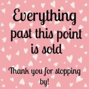 SOLD beyond this point